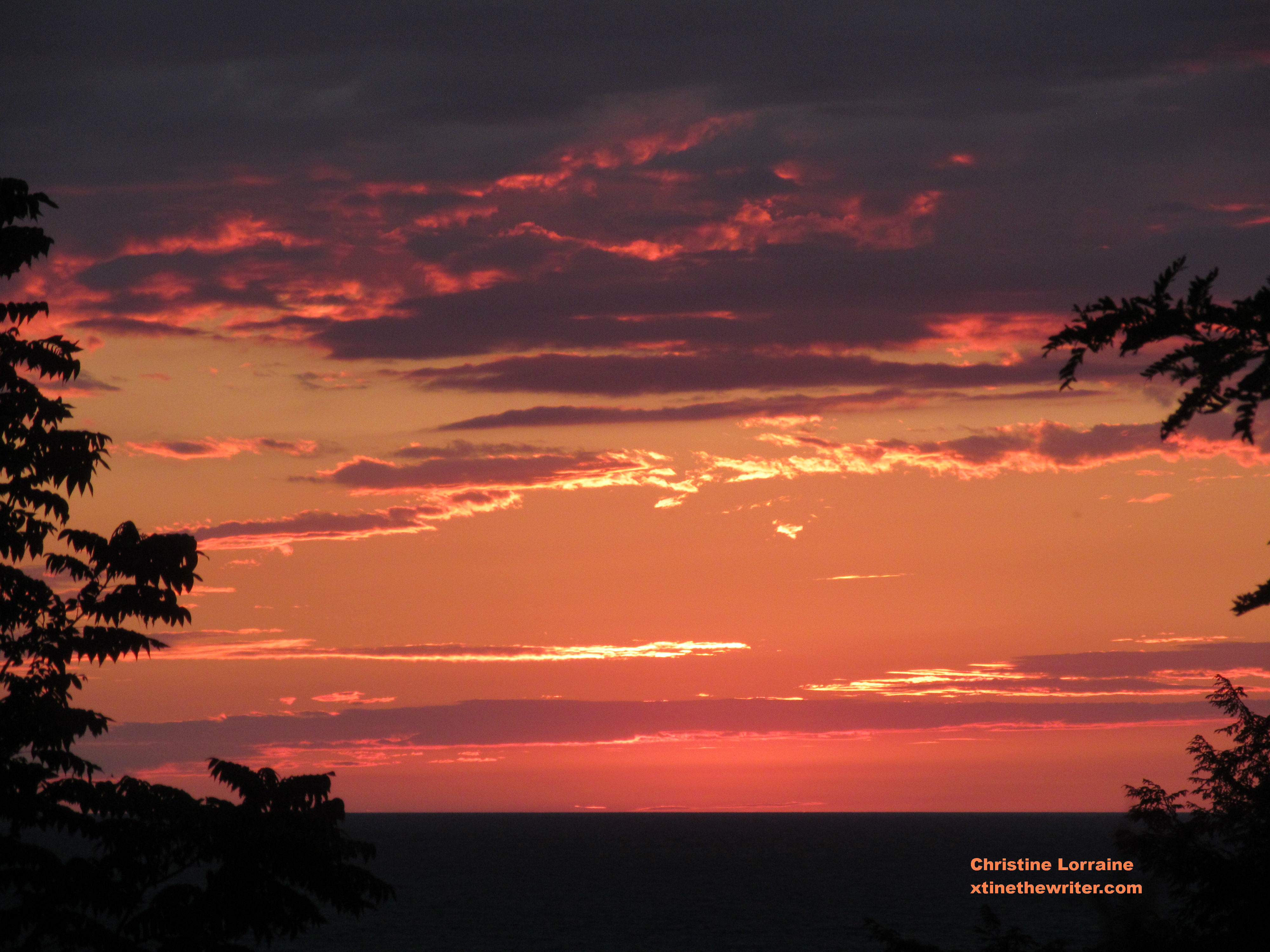 071516 eaglehurst sunset glow